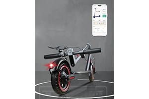 QNQ Trottinette Électriques Adulte, Autonomie 30-35KM, Moteur 500W, Batterie 10.4AH, 10'' Pneu, avec APP, Double Frein, Double Amortisseurs, 3 Modes, Max 120kg, Électrique Trottinette Pliable