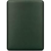 Comfyable Laptop Kılıfı 15 in&ccedil; MacBook Air 15" M3 2024 A3114 &amp; M2 2023 A2941 ile Tam Uyumlu, Suni Deri Kılıf Kılıf, Yeşil