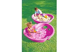 Chad Valley Pink Sand and Water Pit- 111 Litre in each pool