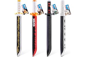 XSHOT 4 Pack Demon Slayer Sword Toy for Kids, Boys and Girls Aged 6+
