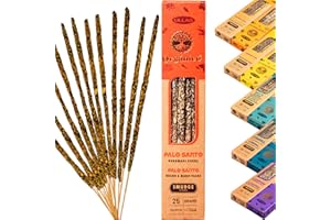 GENÉRICO Incienso Palo Santo Natural Artesanal sin Tóxicos – Varillas Ecológicas para Limpieza Energética, Meditación y Aromaterapia – Larga Duración – Ullas