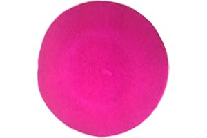 Central Chic Women's Quality Beret Hat 100% Wool French Beret Winter Autumn Hat Ladies | Girls Hats One Size Fits All In Black, Red, Cream, White, Grey, Pink, Purple, Green