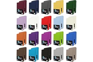 NatureMark 2er Pack Jersey Spannbettlaken, Spannbetttuch 100% Baumwolle in vielen Größen und Farben MARKENQUALITÄT ÖKOTEX Standard 100 | 90 x 200 cm - 100 x 200 cm - Creme/Natur