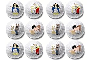 Wood Homing Funny Golf Balls for Men Adult Humor Trick Novelty Golfer Gift Set for Dad Boyfriend Coworkers Unique Professional Practice Ball for Golf Lover Perfect Father’s Day Christmas Birthday Gift