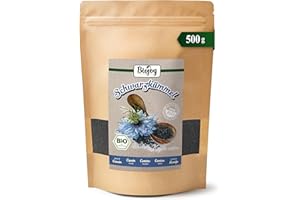 Biojoy Semillas de Comino negro Ecológico (500 g), seco y entero (Nigella sativa)