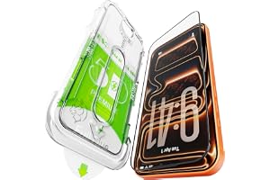 Epro iPhone ile Uyumlu 11 / Xr (6.1'') İçin Uygun Ekran Koruyucu, Ahize Korumalı Toz Önleyici Tam Kaplama, Hizalama Aparatlı Kolay Kurulum, Toz Bırakmayan Uygulama, Darbelere Karşı Ekstra Güçlü Cam