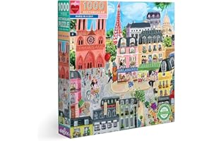 eeBoo Paris in a Day Puzzle en Cubes 1000 pièce(s) Art