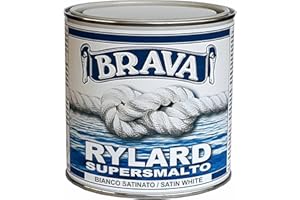Brava Rylard Supersmalto, Bianco Satinato, 750 ml