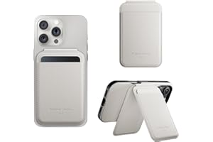 Native Union Portefeuille Stand Active | Magnétique – Porte-Carte MagSafe avec Support pour iPhone Air, 17, 16, 15, 14 - Stocke 4 Cartes – Matériaux Durables & Recyclés (Grès)