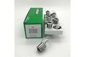 10 x Eurolec 241 P21W 24v 21w BA15S Brake Tail Indicator Reverse Fog Light Bulb - Truck Lorry