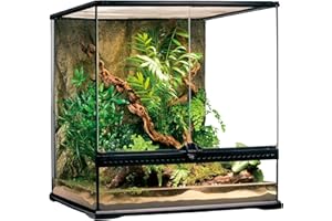 EXO TERRA Exoterra Terrarium en Verre pour Reptiles et Amphibiens 60x45x60 cm