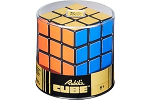 Rubik’s 3x3 Retro Zauberwürfel - der 3x3 Cube im Look and Feel des Originals von vor 50 Jahren, Jubiläumsausgabe mit Goldener Seite, für Logik-Akrobaten ab 8 Jahren