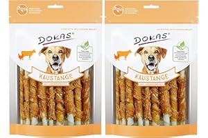 ‎DOKAS Dokas Kaustange – Getreidefreier Premium Kausnack für Hunde - 2 Pack
