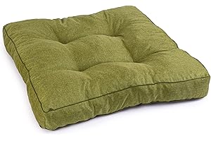 ROYAL SCHNEIDER Seat Cushion Back Cushion Lounge Cushion Lounge Floor Cushion Non-Slip Underside Green Apple 5519 60 x 60 cm Seat Cushion