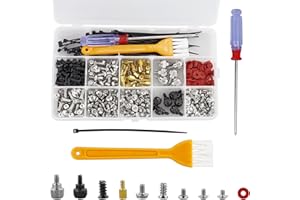 CIJIAINIENG 330 Pcs PC Screws Set, Personal Computer Standoffs Screws Kit, Laptop Notebook Motherboard Standoffs Screws Kit for Hard Drive Computer Case Motherboard Fan Power Graphics, PC Parts
