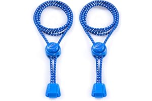 SCHNÜRRLIE Schnürsenkel - elastische Schnürbänder ohne Schuhe Binden - Laces rund flach mit Schnellverschluss für Kinder Erwachsene - 100 cm