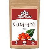 Guarana Pulver Bio (100g) - JoJu Fruits - (Vegan, Glutenfrei, Rohkost) - Superfood aus Bio Guarana