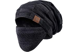 REDESS Beanie Mütze für Herren und Damen Winter Warme Mützen Stricken Slouchy Thick Skull Cap