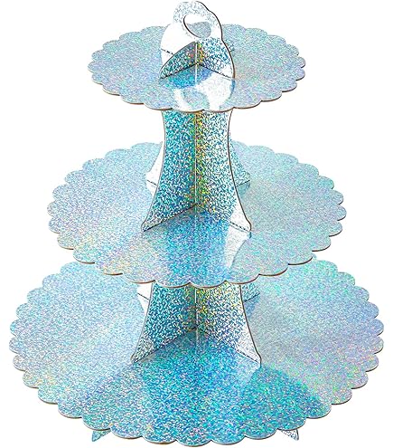 Ruota Panoramica Cupcake Porta Cupcake Ruota Panoramica - Vassoio Dessert 8 Posti Per Matrimoni E Feste Display Torte Nuziale