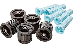 Rain Bird HEVAN155PK High-Efficiency Spray Nozzle, 0° - 360° Adjustable Pattern, 12' - 15' Spray Distance, 5-Pack