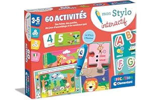 Clementoni - Mon Stylo interactif - 60 activités - Jeux Éducatif pour Enfant - Apprendre en s'amusant - Fabriqué en Italie - Dès 3 Ans