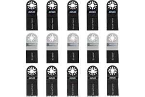 AB15CBA Antler 15 Blade Combo A Compatible with Fein Multimaster Bosch Makita Milwaukee Oscillating Multitool