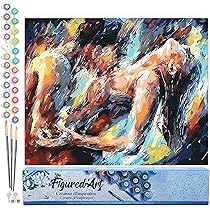 Kit Dipingi Con Numeri HOMALZ - Tela 40x50cm, Colori Acrilici, Per Adulti E Bambini