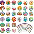 Tier Belohnungsaufkleber 1000 Stück Animal Sticker Rolle Kinder Tiere
