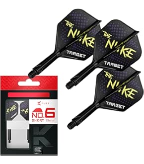 SLEEKEE Lot De 5 Taille-fléchettes En émeri Avec 1 Sac De Rangement étanche Noir, Pointes De Fléchettes, Accessoires De Fléchettes Durables Pour L'entraînement Professionnel, équipement De Sport De