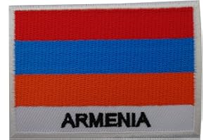 ELLU Armenia Flag patch Iron Sew on Jacket bag armeno ricamo distintivo ricamato