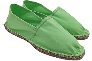 PRIMO CALZATURE Espadrillas Uomo e Donna in Tela, Scarpe Estive Slip On, Classiche Espadrilles Basse Fondo in Gomma