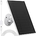 SANKABA Solar Panel for Eufy Camera - 6W USB-C Charger for E, 2C/2C Pro, 2/2Pro, E20/E40, Solo, SoloCam Spotlight - IP65 Waterproof With Micro USB Connector & Rubber Plug