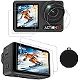 NALACAL DJI Osmo Action 5 Pro Screen Protector for DJI Action 5 Pro Accessories, Ultra Clear Tempered Glass Screen Protector with Silicone Lens Cover, Anti Scratch, Bubble Free, Ultra Resistant