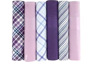 SURF THE SHOP STS Mens Handkerchiefs 100% Cotton Boxed Hankies Hankys Mens Quality Gift 6/7 Pack