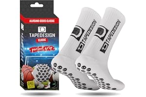 Tapedesign Classic Non-Slip Football Socks with Rubberised Nubs (Unisex)
