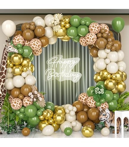 Guirlande Feuilles De Palmier Tropical - Lot De 2, Décoration Jungle Pour Anniversaire, Fêtes