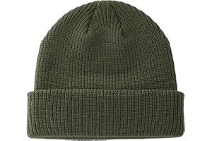 Decentron Knit Beanie Hat for Men Women Warm Winter Hats Cuffed Beanies Skull Cap Acrylic Watch Hat