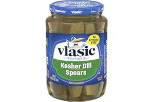 Vlasic Kosher Dill Pickle Spears, Keto Friendly, 12 - 24 tarros de onzas líquidas