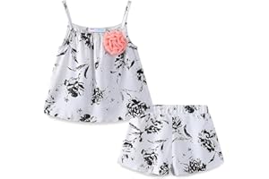 Mud Kingdom Little Girls Outfits Floral Slip Summer Holiday