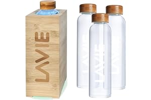 LaVie Premium – Innovativer Bambus-Wasserreiniger, UVA-Licht, kein Verbrauchsmaterial, verwandelt Ihr Leitungswasser in weiches, köstliches Wasser in 15 MN, 4 l