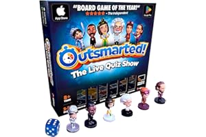 OUTSMARTED! Outsmarted - The App-Connected TV Quiz-Show Board Game | Kids, Teens & Adults | Next-Level Game Night For Family & Friends | 2–24 Players | Age 8+ | 10,000+ Questions | 2026 Edition