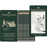 Faber-Castell Bleistift-Set CASTELL 9000 – 12er Design-Set Für Zeichnen & Schreiben
