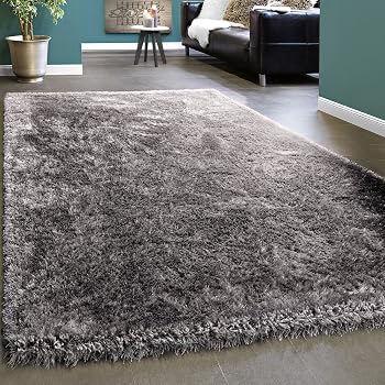 Amazon De Hochflor Shaggy Teppich Prestige Weiss 120x170 Cm