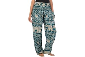 Lofbaz Harem Pants for Women Yoga Boho Hippie Clothing Womens Palazzo Bohemian Pajama Trousers Beach Indian Gypsy Genie Clothes