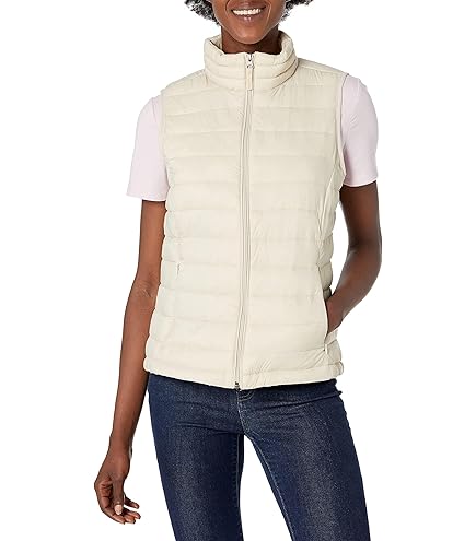 100 Grammi Donna Gilet Piumino Donna Senza Maniche Imbottito 100