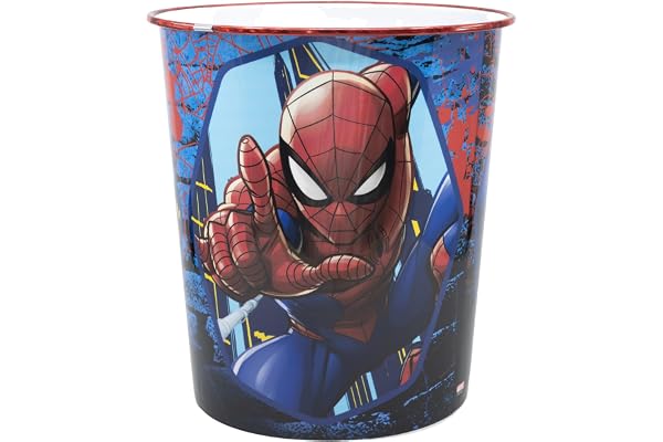 Stor Spider-Man papperskorg i plast