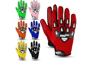 SAGA SPORTS Gant Moto Enfant – Gants Moto Enfants & Gant Moto Cross Enfant avec Protection Ultime – Gants BMX Enfants pour Jeunes Champions
