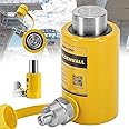 CGOLDENWALL Hydraulic Cylinder Jack 10T Professional Hydraulic Lifting Cylinder Ram Stroke: 50mm Effective Area: 15.85cm for Building and Bridge (Output Tonnage: 10T)