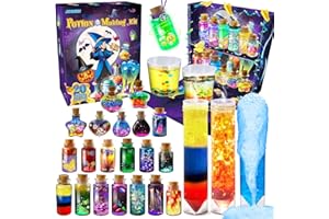 JOPSHEEN Kit di Pozioni per Bambini, 20 Bottiglie di Pozioni, Potion Making Kit, Giocattoli Artigianali per Bambini 8 9 10 11 12 A nni