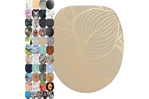 Sanilo Abattant WC, Grande sélection de lunettes de toilette, Finition de haute qualité, Charnières robustes, Fixation facile (Hosta)